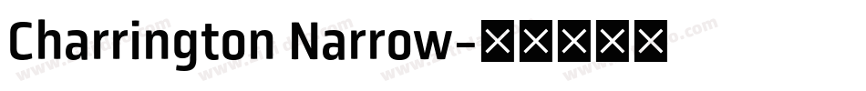 Charrington Narrow字体转换